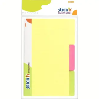 Stick'n Tabblad - Sticky Notes - Gelinieerd - 3 Neon Kleuren - 60 Bladwijzers - Index Tabs