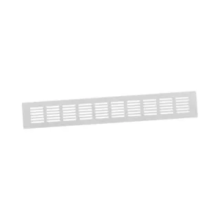 Europlast Plintrooster Aluminium - Wit L=400mm X H=60mm -RA640