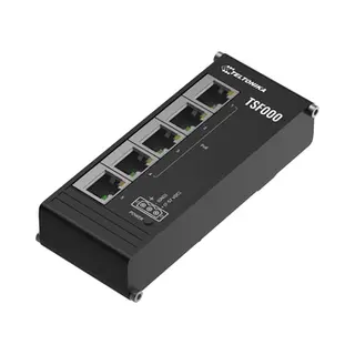 Teltonika TSF000 Unmanaged Fast Ethernet (10/100) Power over Ethernet (PoE) Desktop Schwarz