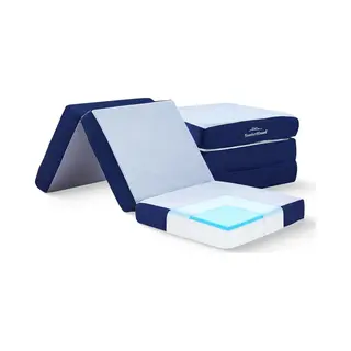 Mks Memory Foam Faltmatratze - Ergonomisch - Opvouwbaar - Hoogwaardig - Multifunctioneel - Lichtgewicht