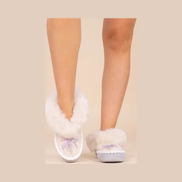 Moonrise Dames Wollen Sloffen Alya Offwhite 37 thumbnail