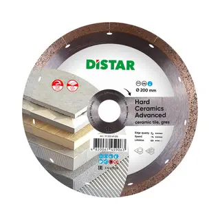 No Name, Zaagbladen, Distar Harde KeramIEK Advanced Diamond Separation Disc 200 X 1 3 X 10 X 25 4