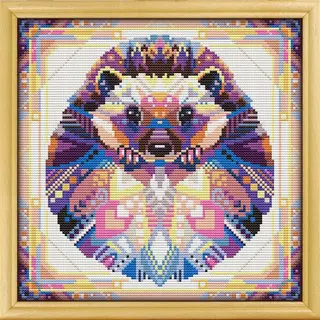 Borduurpakket Awesome Pattern Studio - Mandala Hedgehog - Mandala Egel - Telpatroon