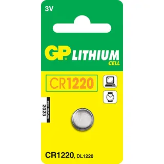 Gp Batteries Lithium Cell CR1220 Einwegbatterie