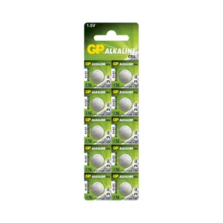 Gp Gp Knopfzelle LR44, Alkaline, 1, 5 V-, 10 Stück Knopfzelle