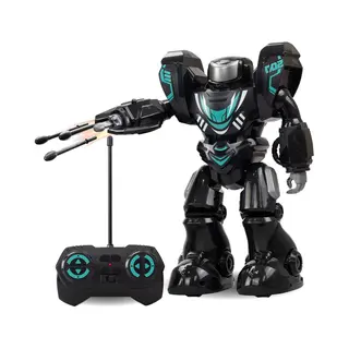 Silverlit Robo Blast One zwart - Rc Robot met schietende vuist