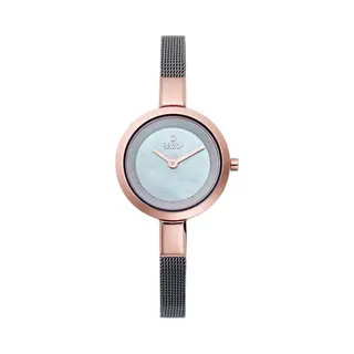 Obaku V129LX Vjmj Horloge Dames - Zilver - Edelstaal Pvd Ros�
