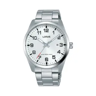Lorus RH977JX5 - Heren Horloge - Quartz - 10 Atm Waterdicht - Zilver
