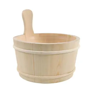 Bubbels en Jets Houten Sauna Emmer Basic