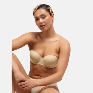 Dorina Women's Michelle Light Padded Balcony Beige | Size, 32B