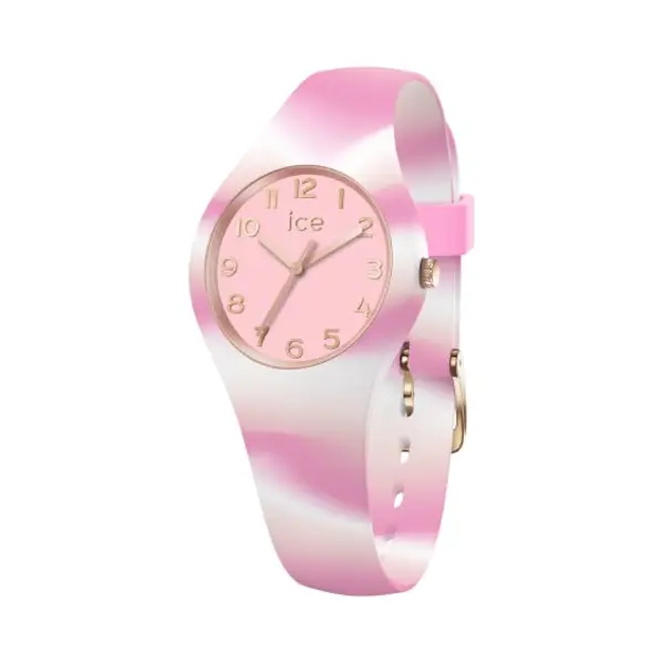 Ice-Watch - Ice Tie And Dye Pink Shades - Women's Wristwatch With Silicon Strap - 021011 (Extra Small) thumbnail
