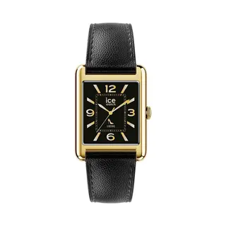 Ice-Watch - Ice Smart Tks 2.0 Gold Black Grain - Montre Connectée Dorée Pour Femme Avec Bracelet En Cuir - 025286 (1, 41 Pouces)