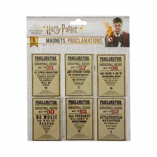 Cinereplicas, Magneet, Harry Potter - Set Van Zes (6 x)