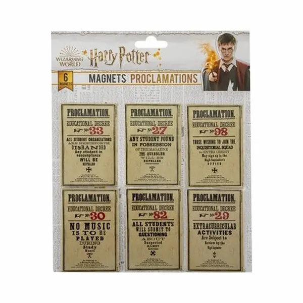 Cinereplicas, Magneet, Harry Potter - Set Van Zes (6 x) thumbnail