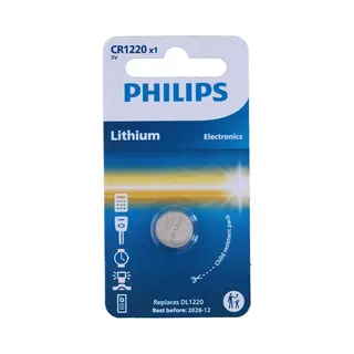 Philips Minicell (1) CR1220/00B (1 Stk., CR1220), Batterien + Akkus