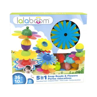 Lalaboom Educatieve Kralen En Bloemen - 25 Stuks