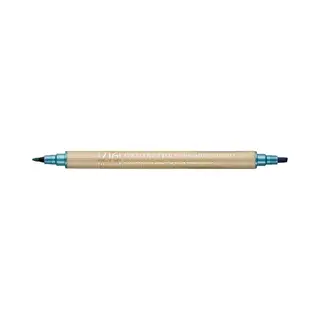 Kuretake Zig MS8400125 Memory System Metallic Twin Marker Calligraphy Pen - 2.0mm & 3.5mm