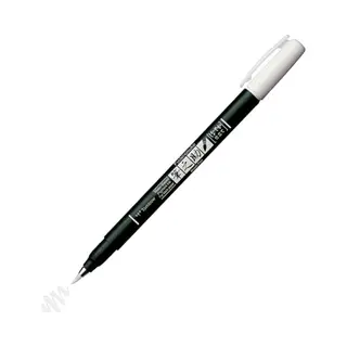 Tombow Brush Pen Fudenosuke Pastel For Black Paper, White
