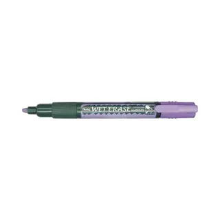 Pentel SMW26-Vo Wet Erase Marker, Chalk Marker, Wet Erase Chisel Tip, Pack Of 1, Purple