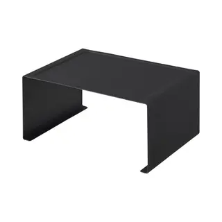 Yamazaki 3792 Tower Stackable Kitchen Rack, Black, Steel, Minimalist, 30.5 X 22 X 14 Cm