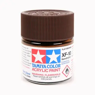 Tamiya Xf-10 acrielverf 23 ml Bruin Fles