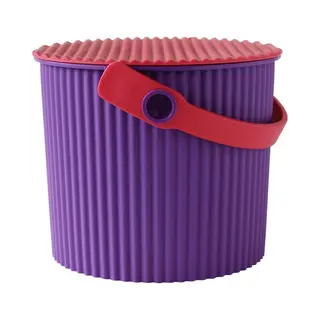 sceltevie Hachiman Omnioutil Eimer Mini - Lila Lebensmitteltauglich (geprüft) Frei Von Giftstoffen Und Weichmachern Frostsicher Bis -20 °C/Hitzebeständig Bis