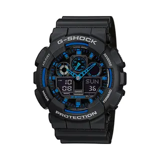 Casio G-Shock Quarzuhr Casio G Shock Ga-100-1A2ER, (1-tlg)