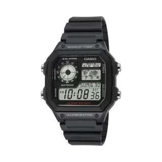 Casio HerrenArmbanduhr Digital Quarz Harz Ae-1200WH-1AVEF