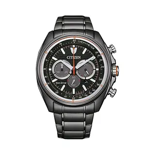 Citizen, Horloge, CA4567-82H Eco-Drive Chronograaf 45mm 10ATM, Grijs, (Chronograaf, 45 mm)