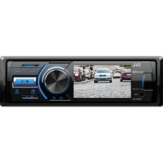 Jvc Kd-X560BT 1DIN Mechless autoradio met 3" kleurenscherm, achteruitrijcamera aansluiting