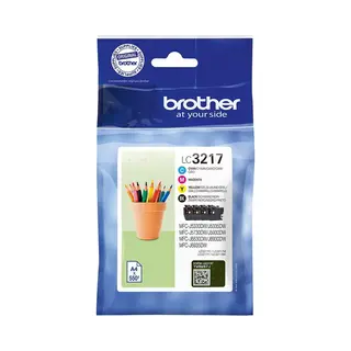 Brother Lc-3217 Tintenpatrone Original Schwarz, Cyan, Magenta, Gelb