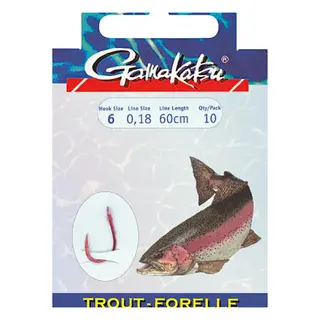 Gamakatsu 5330R Forel Haak Maat 10 (5330R)