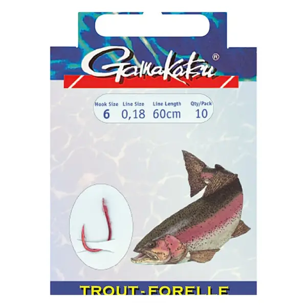 Gamakatsu Gebundene Haken Bks-5330R Forelle Gr. 10 thumbnail