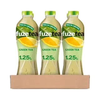 Fuze Tea Green Tea - Ijsthee Met Citroensmaak - Laag In Calorieën - 1, 25 Ltr