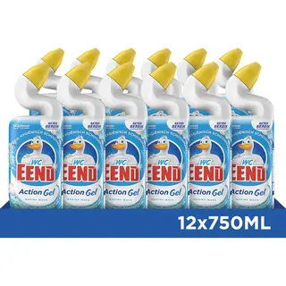 Wc-Eend Toiletreiniger Action Gel Marine Wave