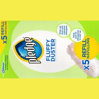 Pledge Dust It Fluffy Duster Refill 5 Pack - White - Wilko