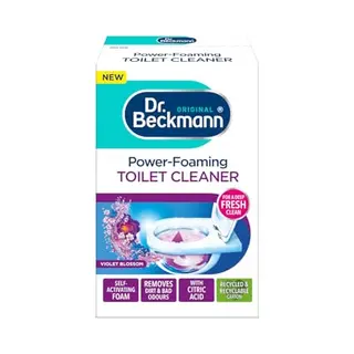 Dr. Beckmann Power-Foaming Toilet Cleaner | Violet Blossom | For A Deep Fresh Clean | 3 X 100g
