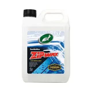 Turtle Wax Zip Wax Shampoo - Sterk Geconcentreerd - Reinigt Diep & Glanst - Vult De Bestaande Waxlaag Aan - Streeploze En Vlekvrije Afwerking – 2, 5