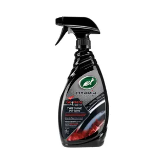 Turtle Wax Hs Tyre Shine - Maakt Banden Zwart - Geeft Banden Weer Glans - Bandengel Op Basis Van Acryl - In Spray Flacon - Makkelijk Te Verwerken -