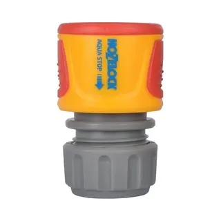 Aquastop-anschluss (ø 12, 5 Mm Und 15 Mm) Soft Grip - Blister Hozelock