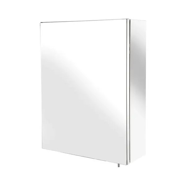 Single Door Bathroom Cabinet Stainless Steel Croydex Avon thumbnail