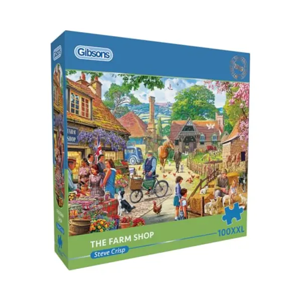 Gibsons Legpuzzel The Farm Shop 100XXL Stukjes Kleurrijk Speelgoed. thumbnail