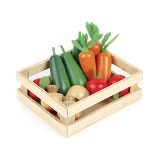Tidlo Houten Kratje Met Groente