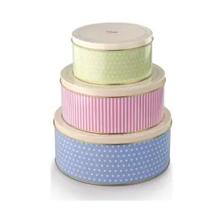 Tala Retro Design Round Cake Tins Set Of 3 Multi Colour