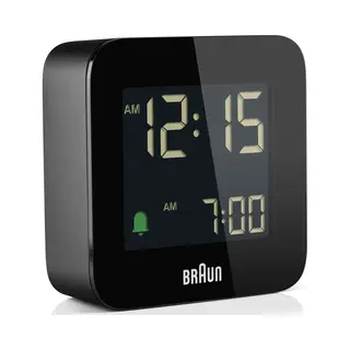 Braun BC08 Digitaler Wecker Schwarz