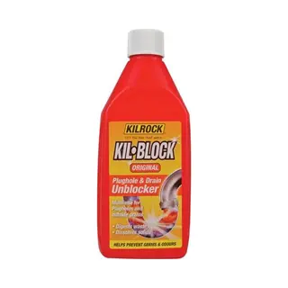 1 Kilrock Kil-Block Plughole & Drain Unblocker 500ml