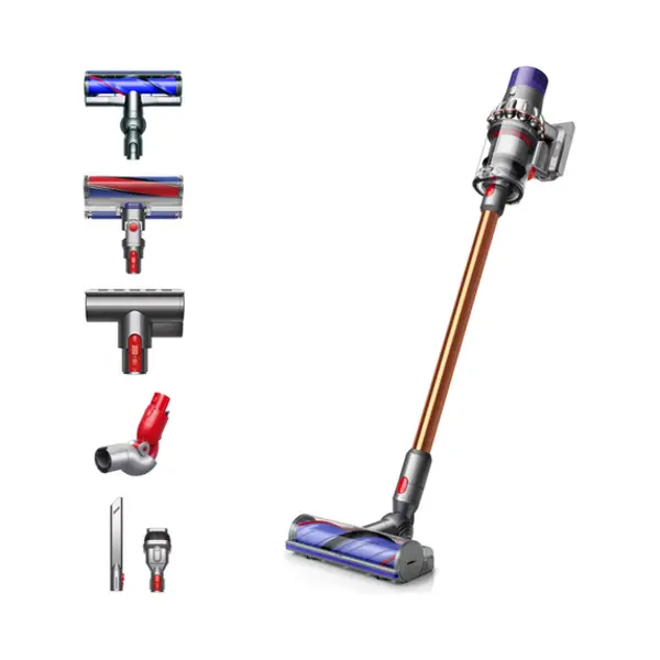 Dyson V10 Absolute 2-in-1-Stabstaubsauger Akku Trocken Beutellos 0,76 l Kupfer, Nickel thumbnail