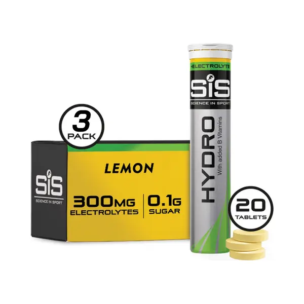 Science In Sport Hydro Tabletten 60 Stk. Zitrone - Elektrolyte Tabletten, Vegan & Glutenfrei, Brausetabletten Zur Hydration Und Zuführung Von thumbnail