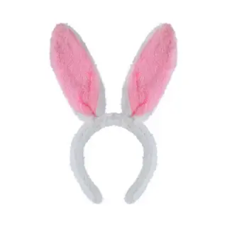 Hendrandt Easter Novelty Dress Up - White / Pink Bunny Ears Headband
