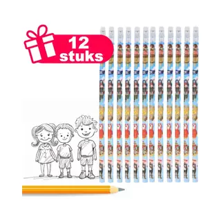 Henbrandt Pencil W/Eraser Full Size 6 Pc Pbh Pirate